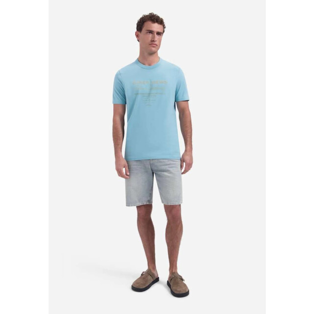 No Excess T-shirt crewneck graphic seablue 32340419-039 large