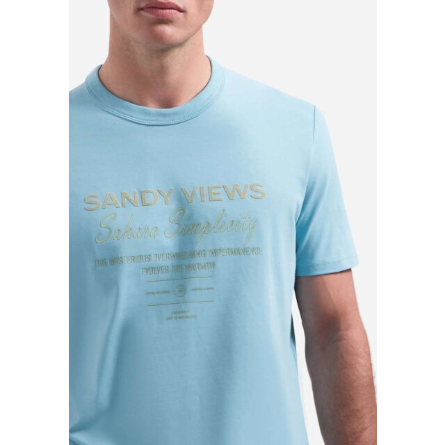 No Excess T-shirt crewneck graphic seablue 32340419-039 large