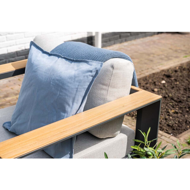 Garden Impressions Levanto 5-persoons loungeset aluminium -teaklook- 3177412 large