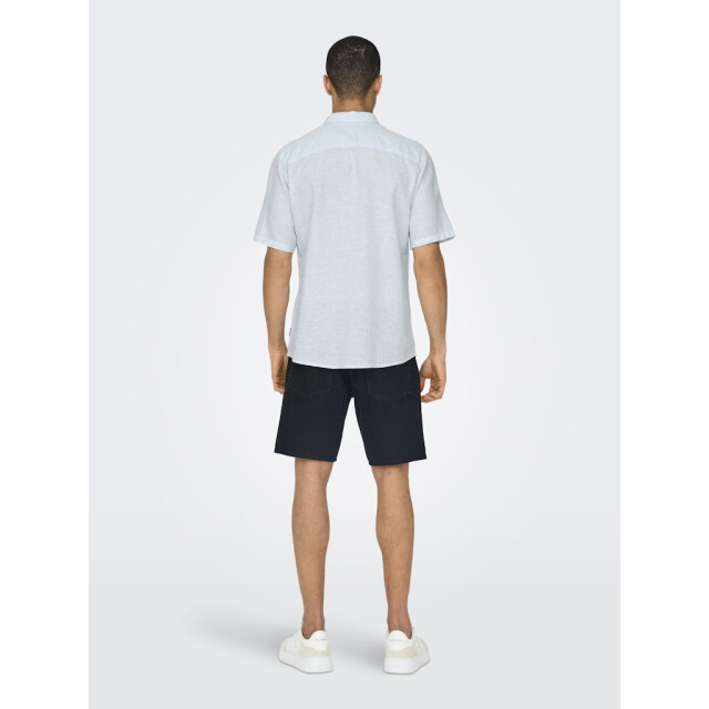 Only & Sons onscaiden life ss solid linen blend 22009885 cashmere 05632.211.0054 large