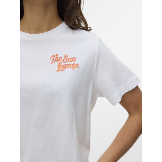 Vero Moda vmsolveig ss o-neck tee exp 10352540 bright white the sun lounge 06011.100.0311 large