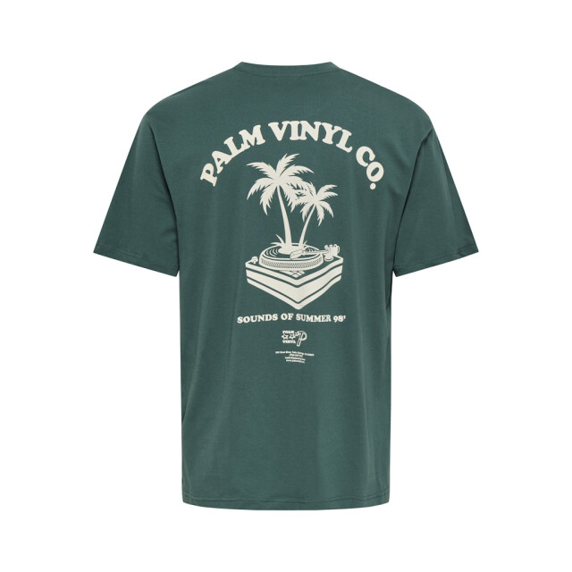 Only & Sons onsvibes life rlx ss tee cs 22039617 mallard green 05011.369.0256 large