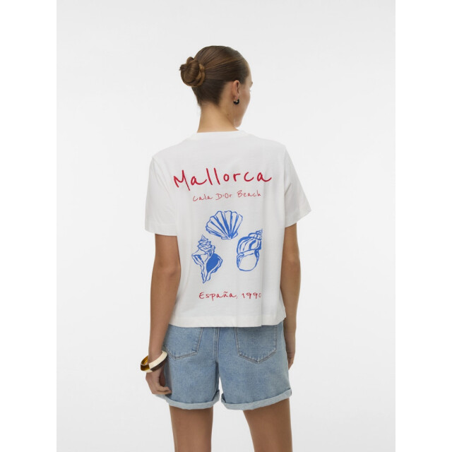 Vero Moda vmgina mette ss top box jrs 10341996 snow white 06011.120.0213 large