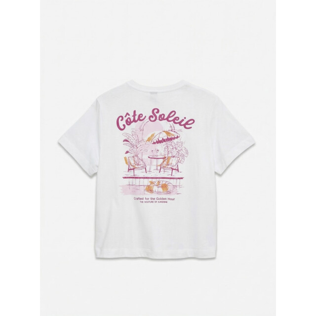 Vero Moda vmsolveig ss o-neck tee exp 10352540 bright white cote soleil 06011.100.0310 large