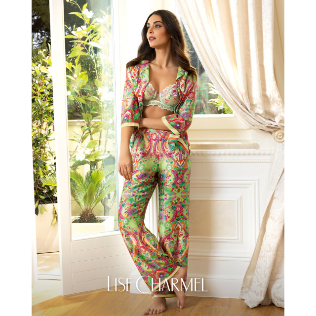 Lise Charmel Pantalon libertine en fleur groen ALJ0039 large