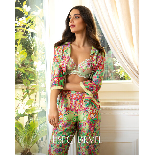 Lise Charmel Chemiier libertine en fleur groen ALJ5139 large