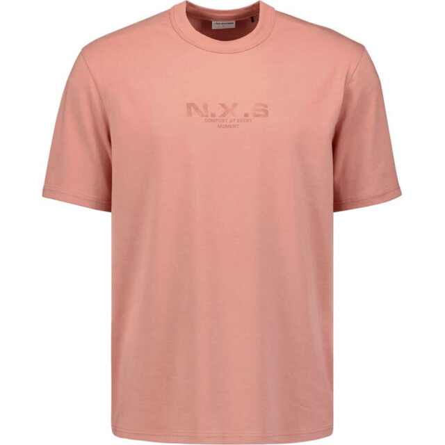 No Excess T-shirt crewneck graphic coral 32340421-094 large