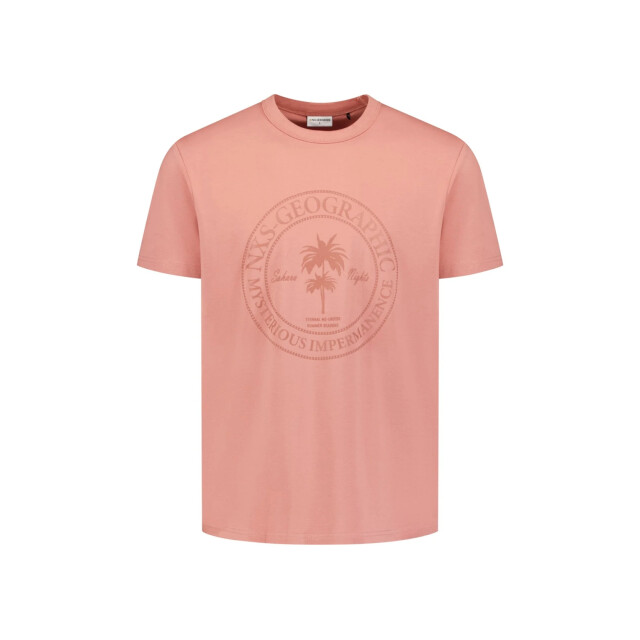 No Excess T-shirt crewneck graphic coral 32340420-094 large