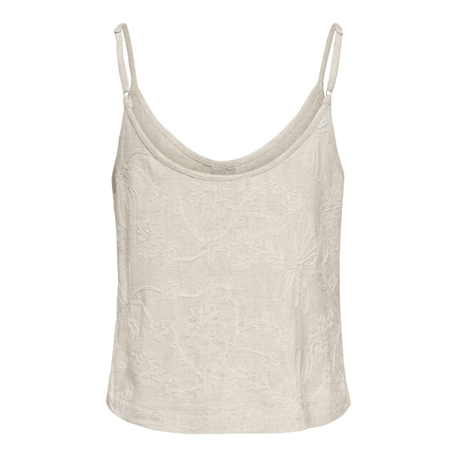 Only onlsiesta linen bl emb singlet pnt 15374121 moonbeam 06010.198.0128 large