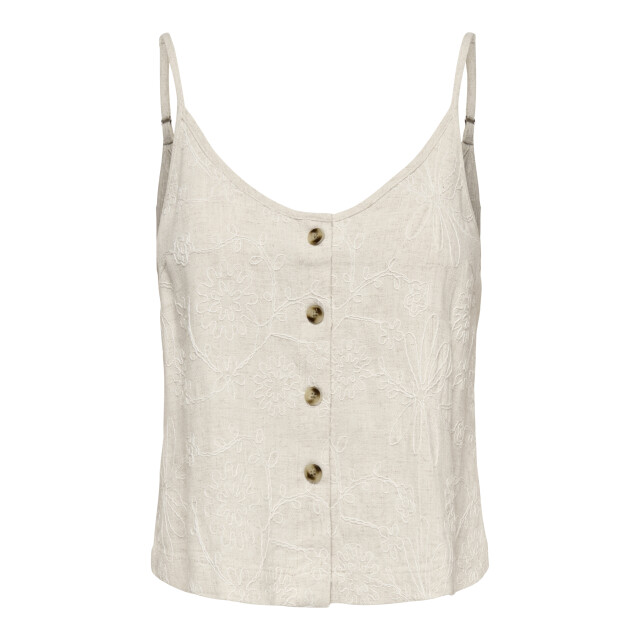 Only Onlsiesta linen bl emb singlet pnt 15374121 large