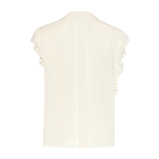 Smashed Lemon Blouse met broderie en ruffle mouwen | 8718679037709 large