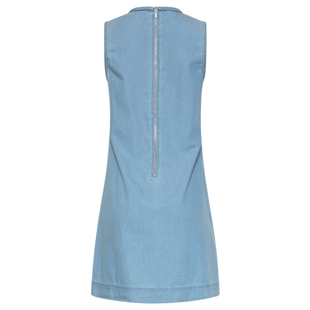 Smashed Lemon Lichtblauwe mouwloze look jurk | 8718679038171 large