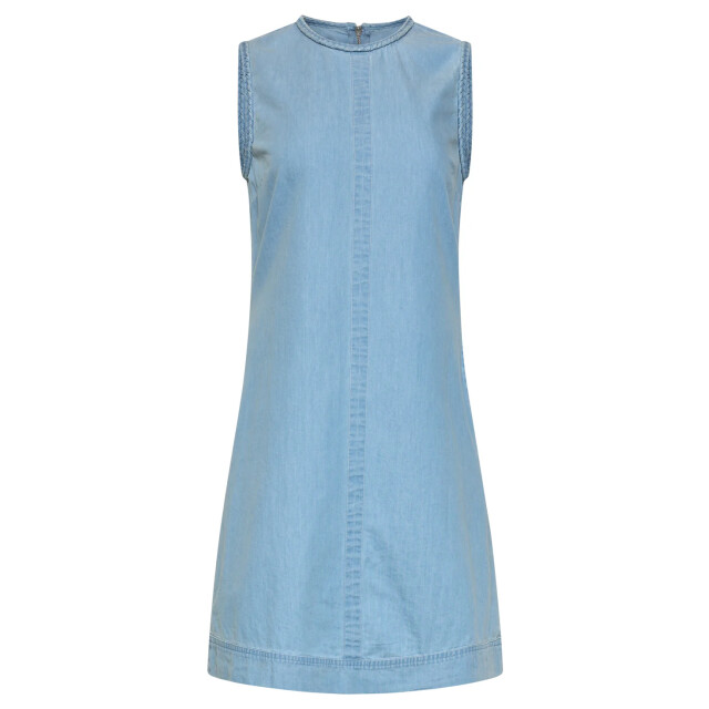Smashed Lemon Lichtblauwe mouwloze look jurk | 8718679038171 large