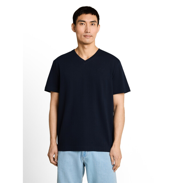 Tom Tailor Printed v-neck t-shirt 1051172 large
