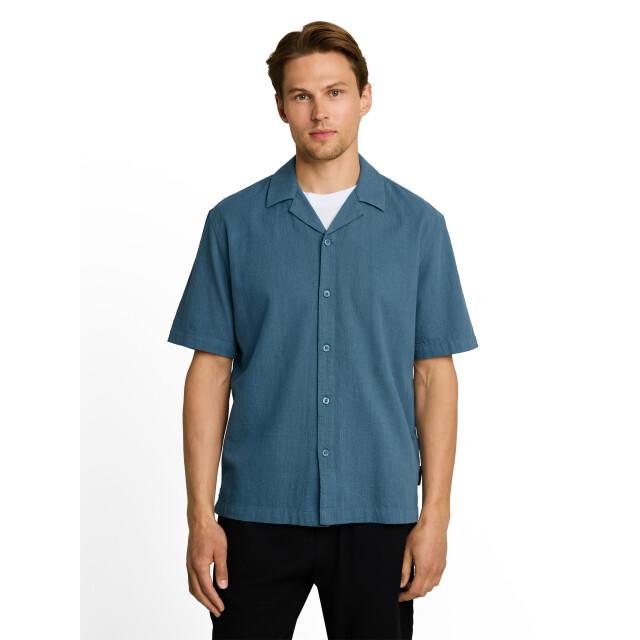 Tom Tailor Relaxed structured resort shirt 1050987 large
