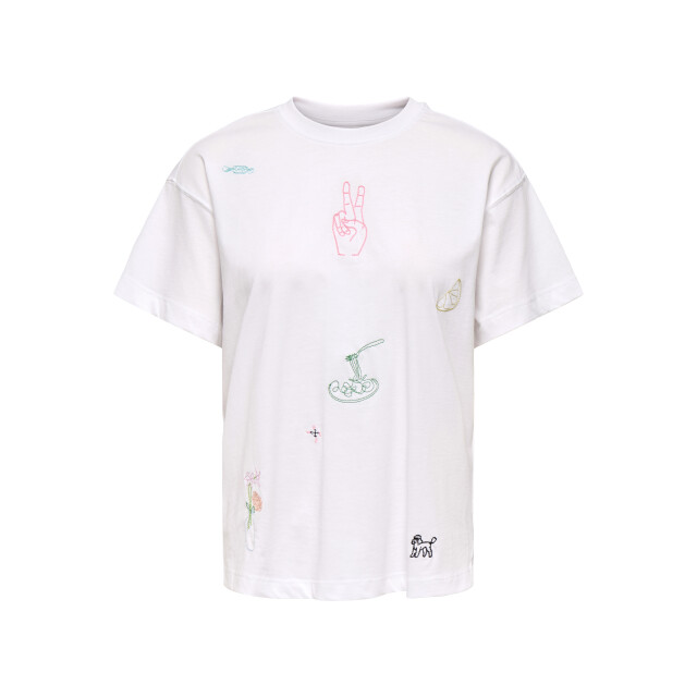 Only Onlemmina s/s top box jrs 15372150 large