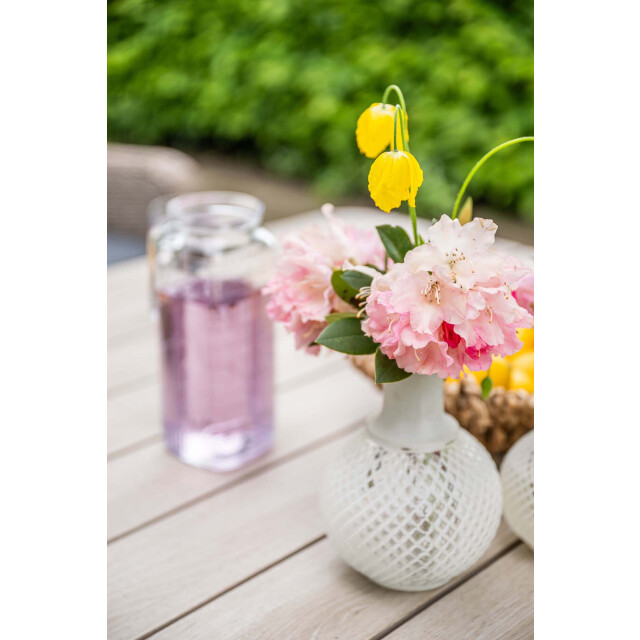 Garden Impressions Milwaukee tafel 126,5x126,5cm vintage willow- light teak vironwood 3176936 large