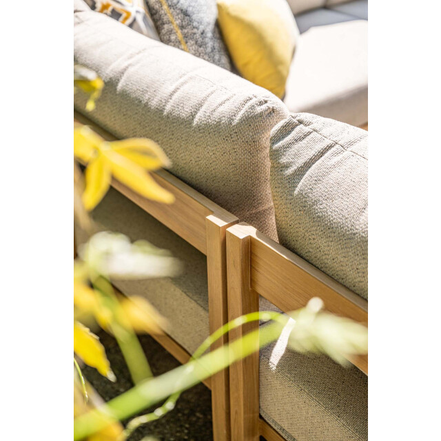 Garden Impressions Carrara lounge-diningset 5-dlg. light teaklook sand centostone 3177436 large