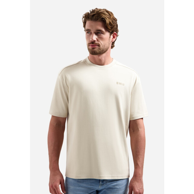 No Excess T-shirt crewneck graphic beige 5339.05.0041 large