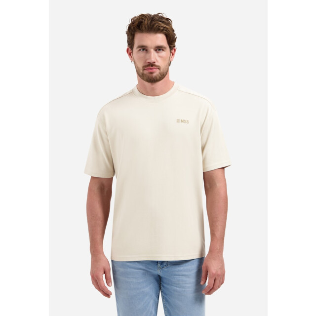 No Excess T-shirt crewneck graphic beige 5339.05.0041 large