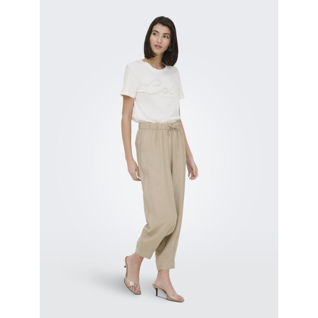 Jacqueline de Yong Jdyelly hw balloon ankle pants wvn zand 4109.04.0073 large