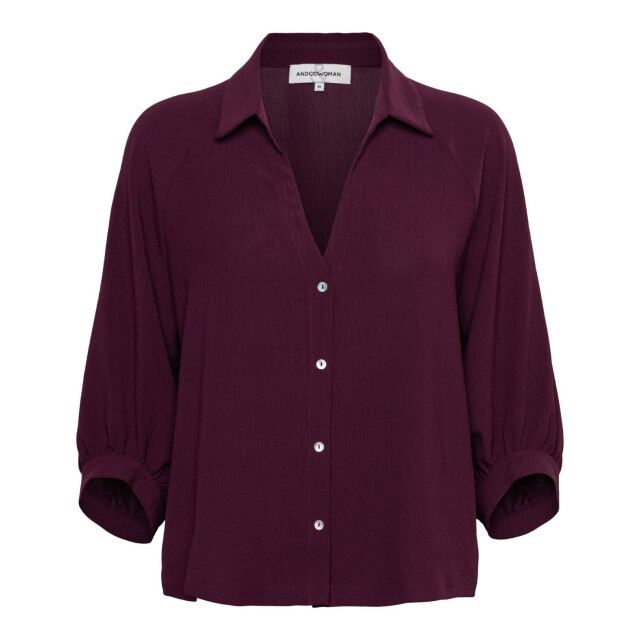 &Co Woman Marijke blouse &Co Woman Marijke blouse bordo large
