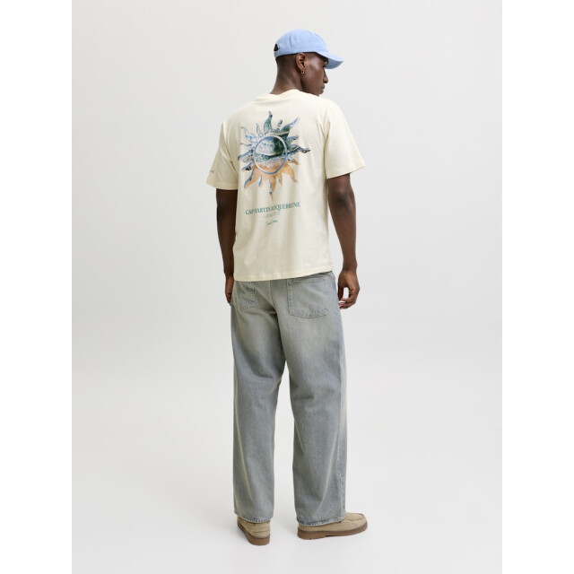 Jack & Jones Jorhyeres back element tee ss crew ecru 5339.03.0055 large
