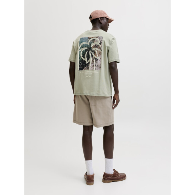 Jack & Jones Jorhyeres back element tee ss crew olijf 5339.22.0072 large