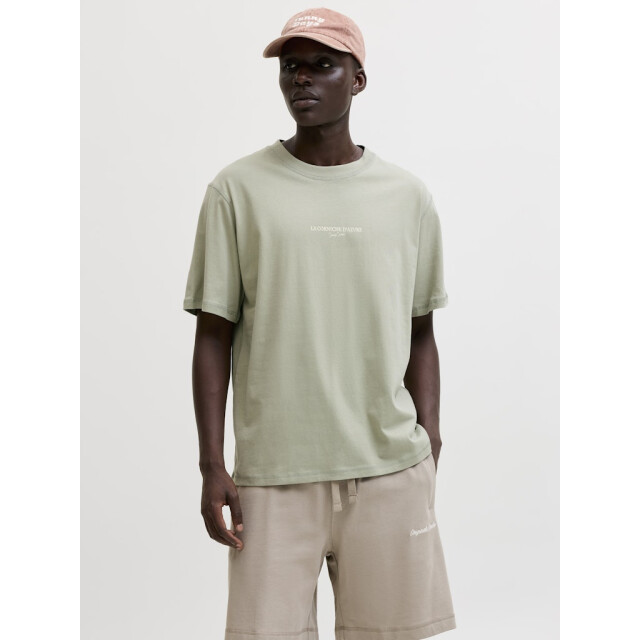 Jack & Jones Jorhyeres back element tee ss crew olijf 5339.22.0072 large