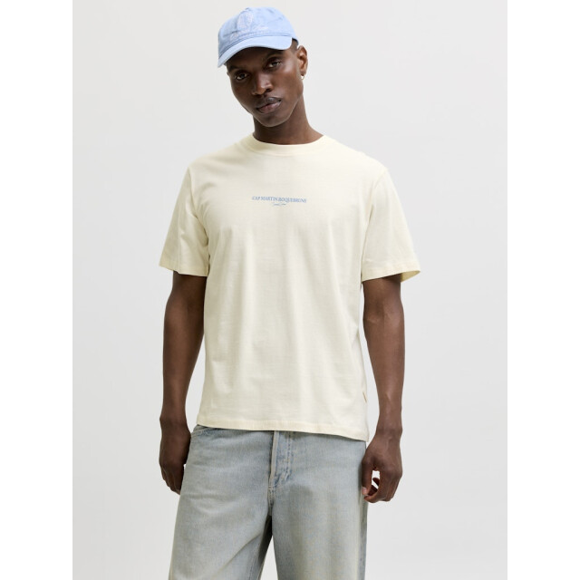 Jack & Jones Jorhyeres back element tee ss crew ecru 5339.03.0055 large