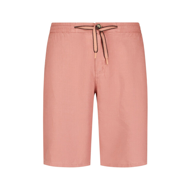 No Excess Short chino with linen, garment dye coral 328190423-094 large