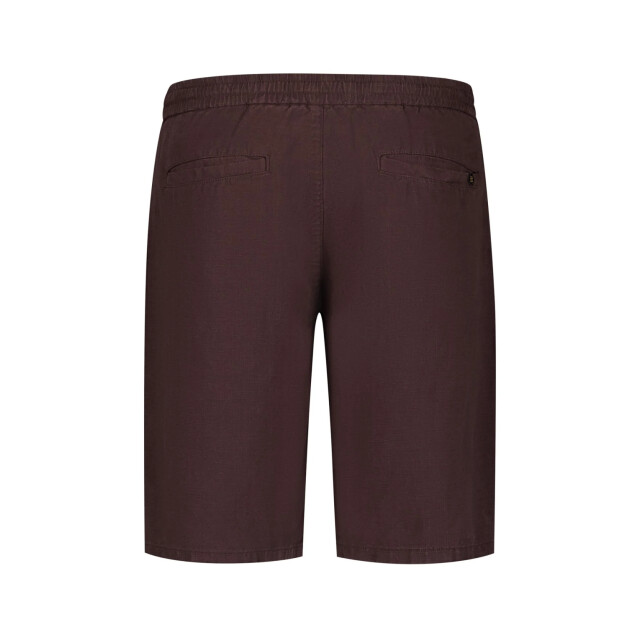 No Excess Short chino with linen, garment dye dark brown 328190423-042 large