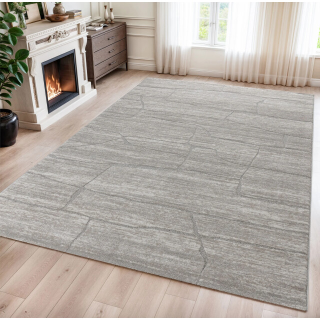 Muratap Vivant marmer vloerkleed laagpolig creme- 140x200 cm 3617654 large