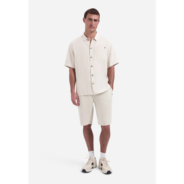 No Excess Short chino with linen, garment dye stone 328190423-014 large