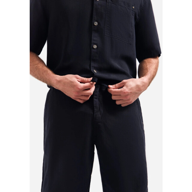 No Excess Short chino with linen, garment dye night 328190423-078 large