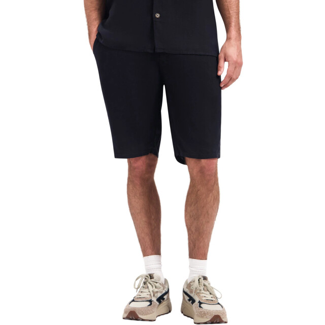 No Excess Short chino with linen, garment dye night 328190423-078 large