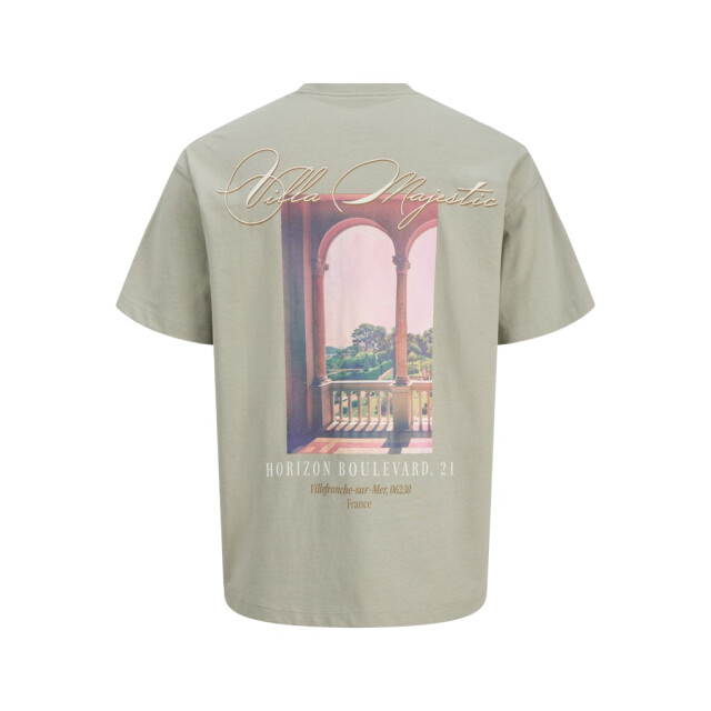 Jack & Jones Jorsanremo back tee ss crew neck sn olijf 5339.22.0081 large