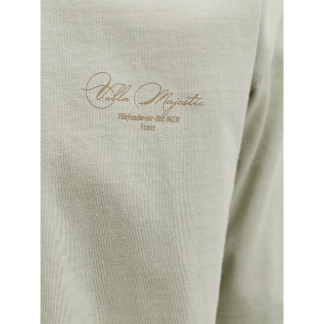 Jack & Jones Jorsanremo back tee ss crew neck sn olijf 5339.22.0081 large