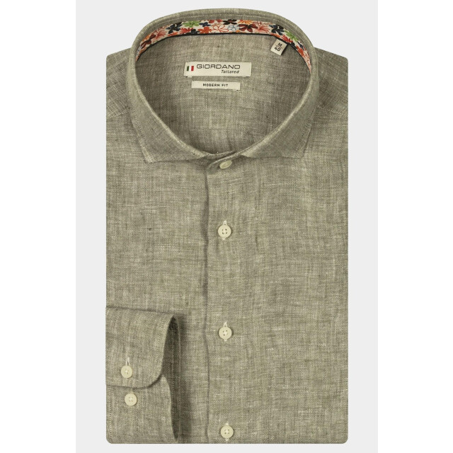 Giordano Casual hemd lange mouw row long sleeve cutaway soft 517800/70 188894 large