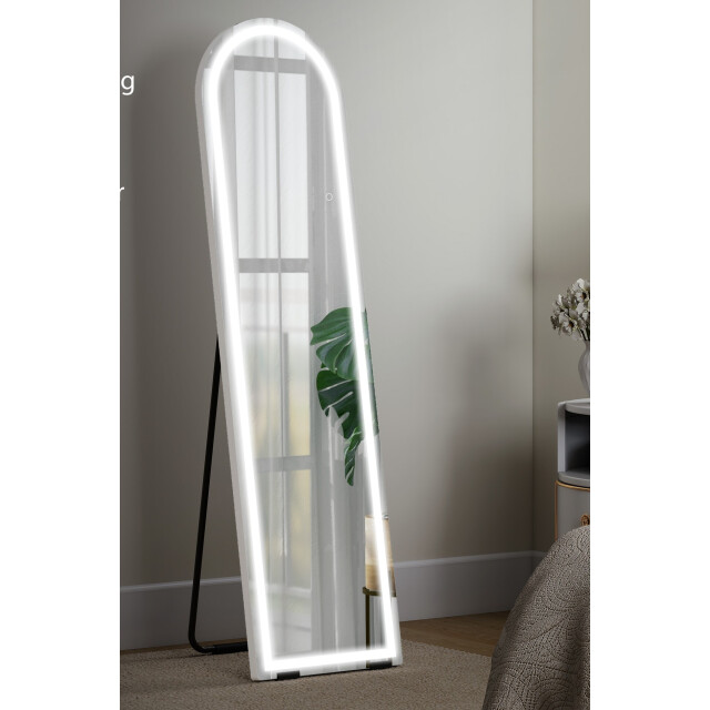 4goodz Passpiegel met led-licht 150x40 cm dimbaar en 3 lichtkleuren vrijstaand of 3429614 large