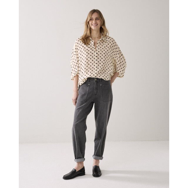 Summum blouse blury dots 2s3434-12390 122 ivory 06613.170.0256 large