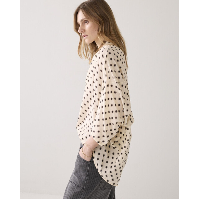 Summum blouse blury dots 2s3434-12390 122 ivory 06613.170.0256 large