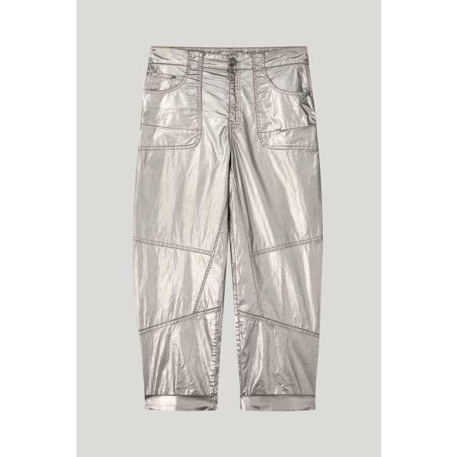 Summum Loose tapered pants foil coated Loose tapered pants foil coated large