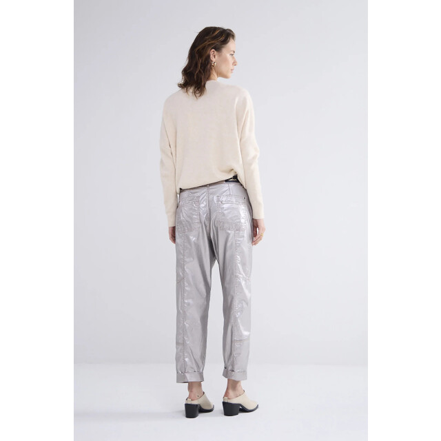 Summum Loose tapered pants foil coated Loose tapered pants foil coated large