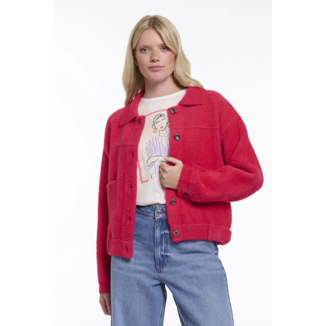 Rino & Pelle Bubbly.5002621 rino&pelle boxy jacket pink punch Bubbly.5002621 Pink punch large
