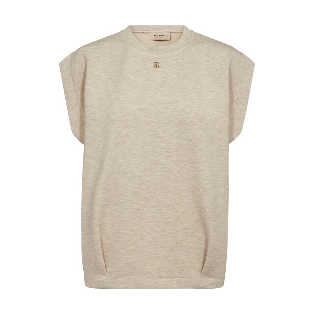 Mos Mosh 180310 123 mosmosh mmnamara o-sl sweatshirt sesame 180310 123 large