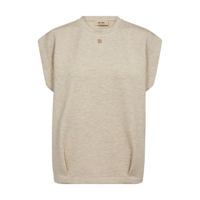 Mos Mosh 180310 123 mosmosh mmnamara o-sl sweatshirt sesame 180310 123 large
