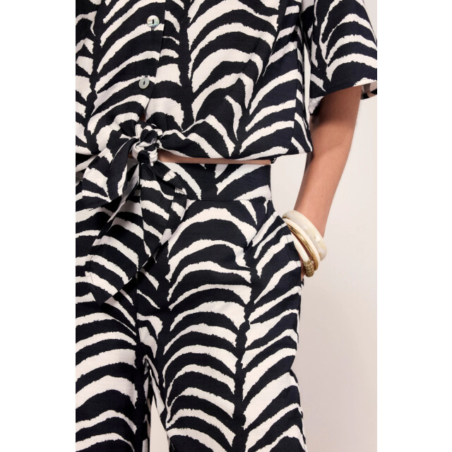 Tramontana Trousers print blacks C28-20-101-009998 large