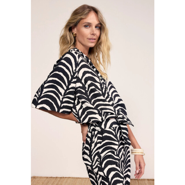 Tramontana Blouse print blacks C28-20-301-009998 large