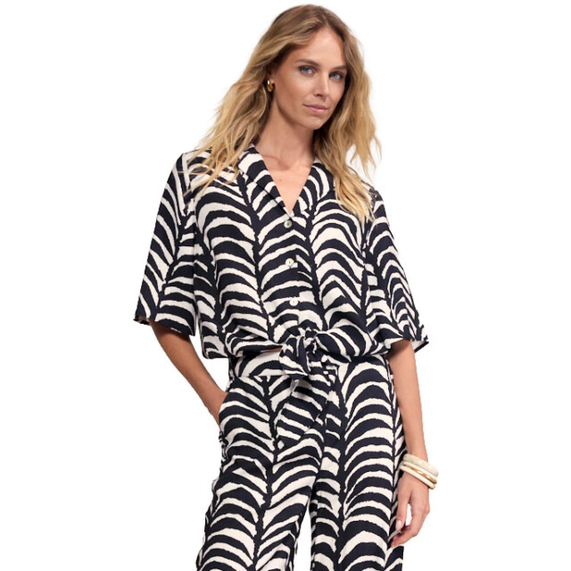 Tramontana Blouse print blacks C28-20-301-009998 large
